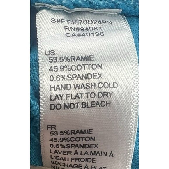 Forever 21 Women Jeans Straight Cut Y2K Statement Denim Retro Bright Blue Sz 27 - Picture 13 of 13